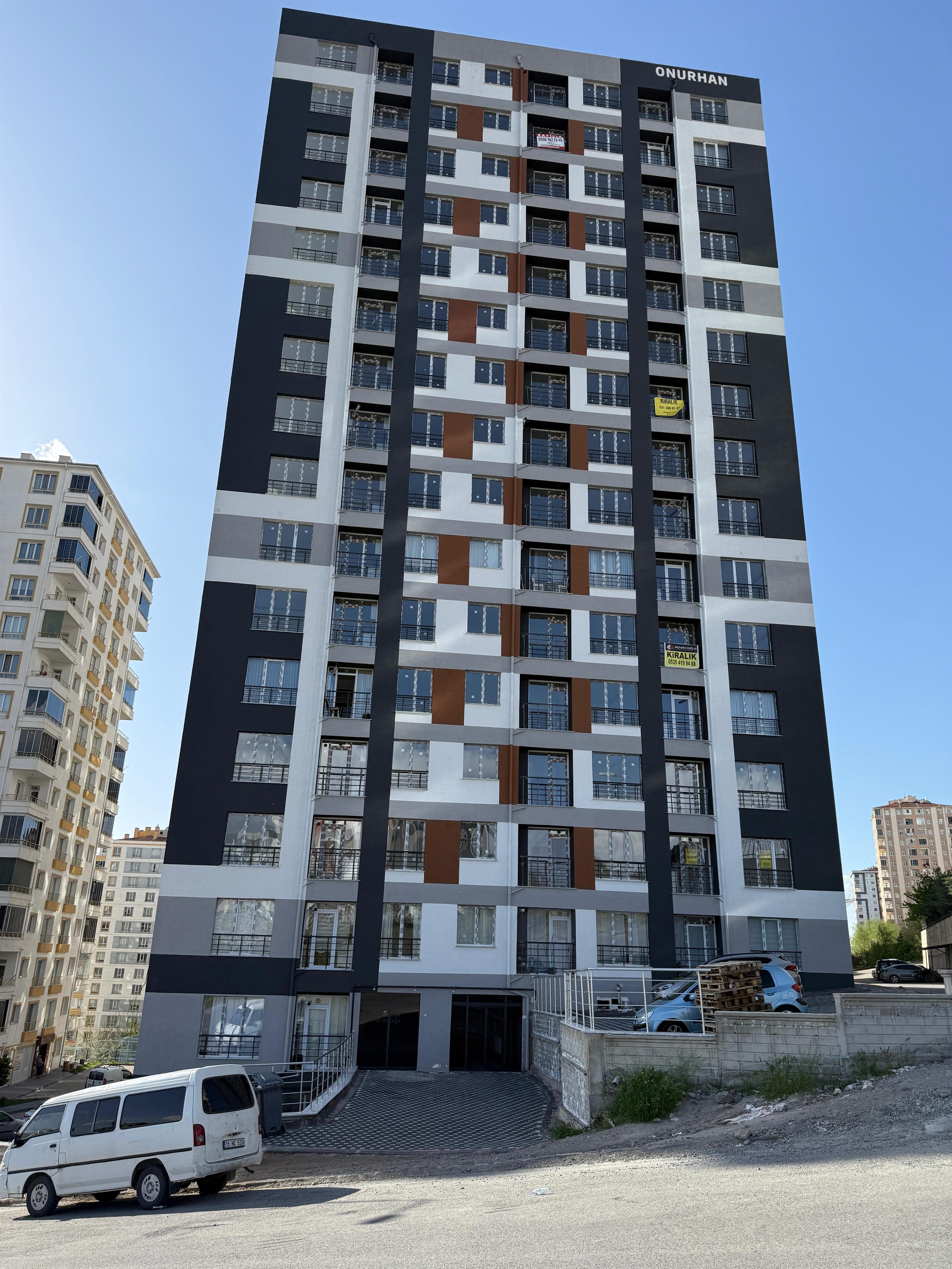 Talas Mevlana Mahallesi'nde 2+1 Sıfır Kiralık Daire